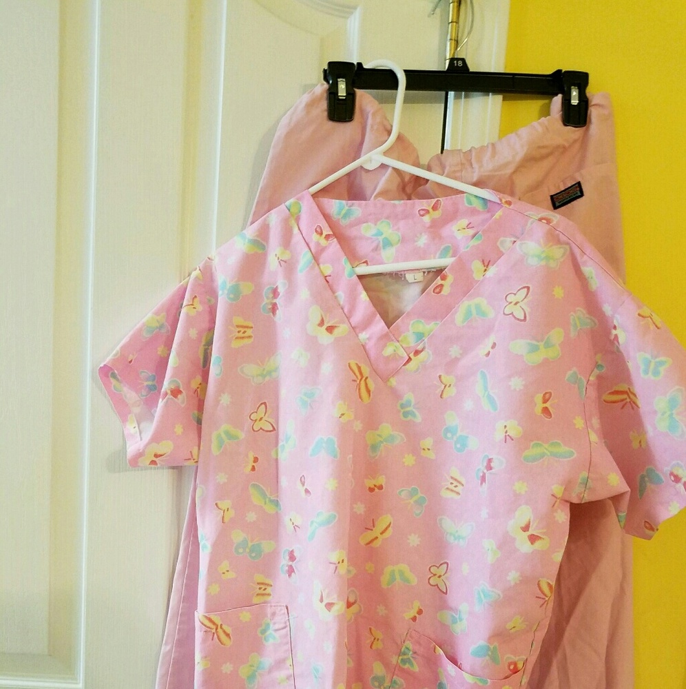 Women nurses top and bottom set